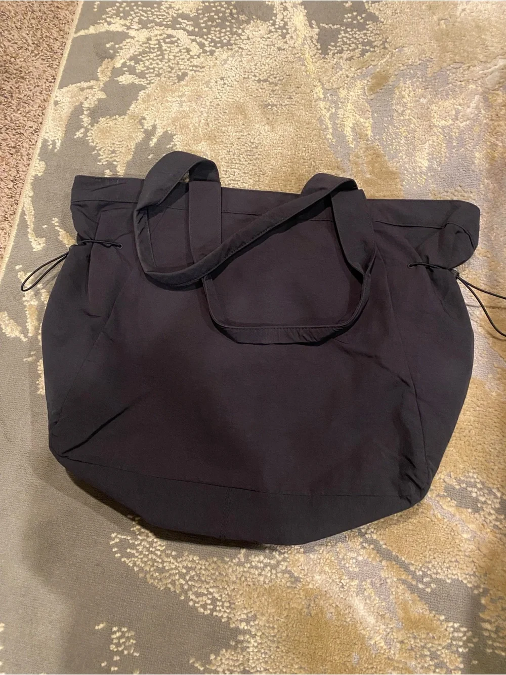 lululemon athletica Black Side Cinch Everyday shopper Tote bag large 18L